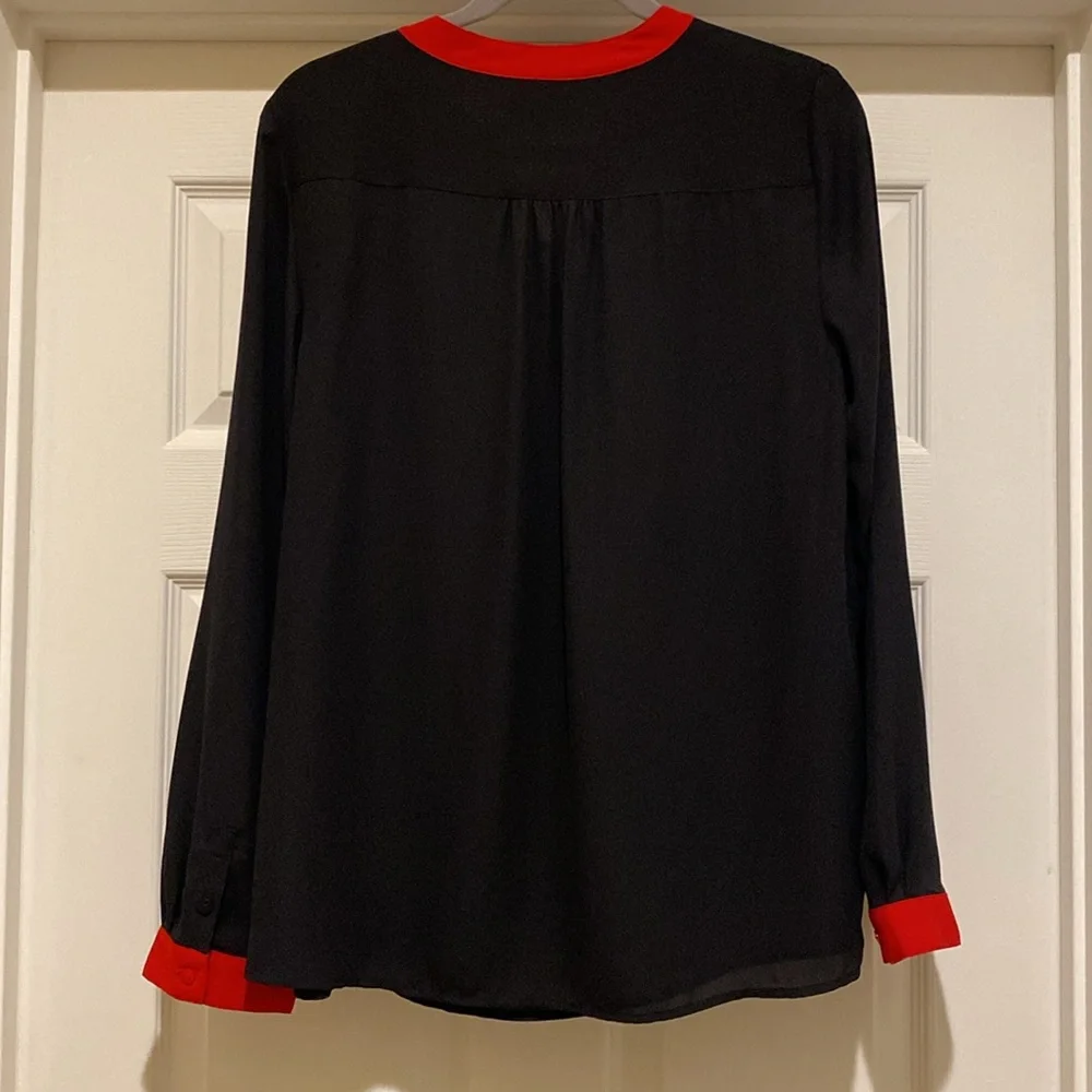 The Limited black and red large women’s blouse - Picture 5 of 5